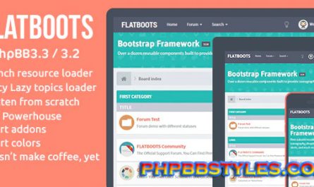 Review of Flatboots phpBB Forum Theme